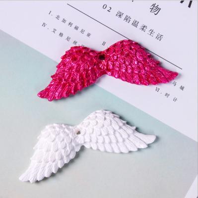 China Viable DIY Angel Wings Car Aromatherapy Gypsum Baking Mold Ornaments Diffuser Stone Silicone Mold for sale