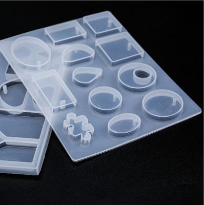 China Viable Necklace DIY Jewelry Water Drop Resin Mold Crystal Epoxy Mold Silicone for sale