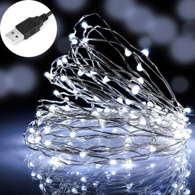 China Led copper wire lights best selling super bright 1m 2m 3m USB micro led copper wire string lights for sale