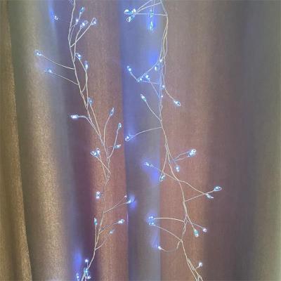 China New styple best selling indoor outdoor use copper wire fairy lights led copper wire firework lights for sale