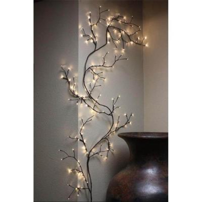 China Led Lit Vine Best Selling Holiday Lighting LED Outdoor Fairy Decorative Lights Lite Lit Willow Vine Ball For Home Room Decor for sale