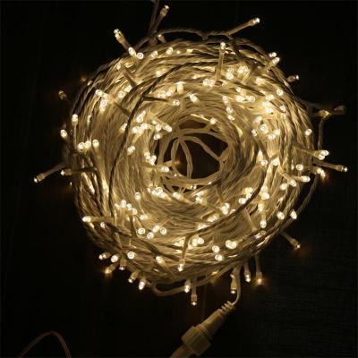 China White Cable Led String Lights Christmas Tree Garden Wedding Party Decorations 105ft 300 Led String Lights for sale