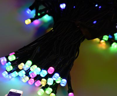 China High Quality Led String Lights Party Christmas Home Decoration RGB Led String Lights 100L 10m With End Connector Fairy Lights for sale