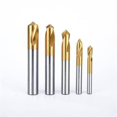 China Wholesale Cheap CNC Machine Tool HSS M35 90 Degree Center Spotting Drill Bit For Metal And Steel With Titanium Coated for sale