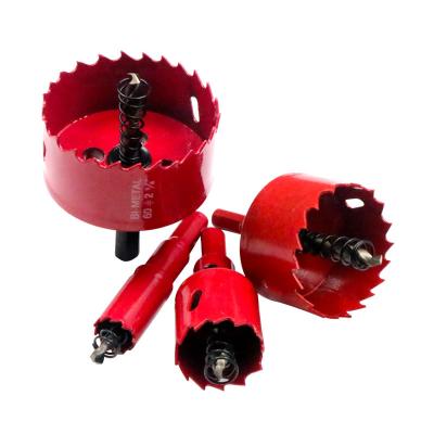 China Drilling Holes High Quality HSS Hole Drill Bit Woodworking Hole Opener Bimetal Hole Saw Cutter For Cutting Metal Wood Plastic for sale