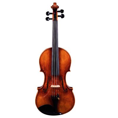 China Handmade Antonio Stradivari Top Tier 4/4 Violino Violin Case/ Guarneri Messiah Violin One Piece Back Violins High Grade Violins for sale