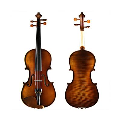 China Factory Wholesale Brown Double Bass Popular Plywood Violin For Impeccable Beginner for sale