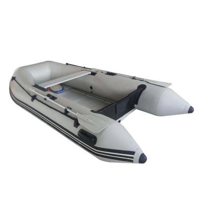 China 2022 Latest Fishing Activity Design With Motor Aluminum Floor Inflatable Boats For Sale for sale