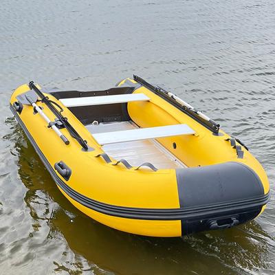 China Fishing Activity 2.7M The 3 Person Water Resistant Speedboat Inflatable Thickened Bottom Fishing Kayak Canoe Boat For Outdoor for sale