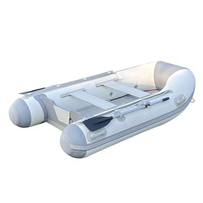 China Fishing Activity CE China ME-300 PVC Durable Small Pontoon Boat Inflatable Fishing Boat For Sale for sale