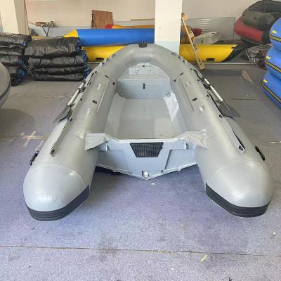 China Rigid PVC Yacht Fiberglass Rib Boat Inflatable Hull 4.8m for sale