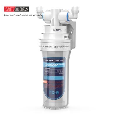 China Quick Change Hotel Remineralization Alkaline Under Sink Water Filter Post Built-in Filter for sale