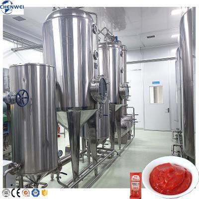 China Factory Hot Selling Automatic Tomato Sauce Making Machine Production Line for sale