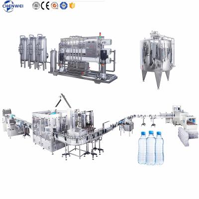 China Factory sale 12000 bph pet bottle drinking water filling complete production line efficiently for sale