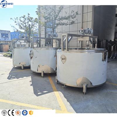 China High Effeciency Shanghai Chenwei 304 300-2000L Stainless Steel Cheese Production Machine Cheese Production Line for sale