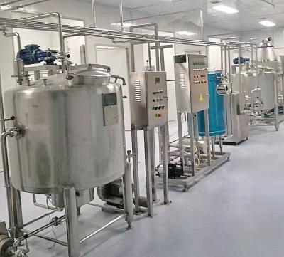 China Dairy Products 300-500L Small Scale Milk Yogurt Processing Equipment Batch Milk Yogurt Processing Line for sale