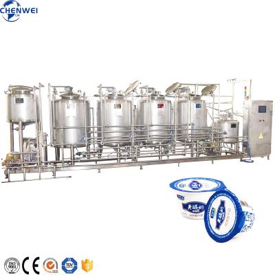 China High Efficiency Small Scale High Quality Yogurt Making Machine 100 To 300L Yogurt Production Line In Cup for sale