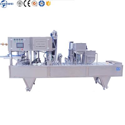 China Shanghai Cup-No Plug CW Automatic Pudding Cup Filling And Sealing Machine Hot Sale Customized for sale