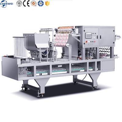 China Full Automatic CW Shanghai Cup-No Plug Mineral Water Cup Filling And Sealing Machine For Sale for sale