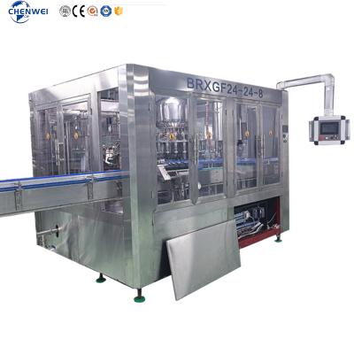 China Hot Selling Bottle Filling and Capping Machine-No Plug Automatic Liquid Bottle Juice Filling Machine for sale