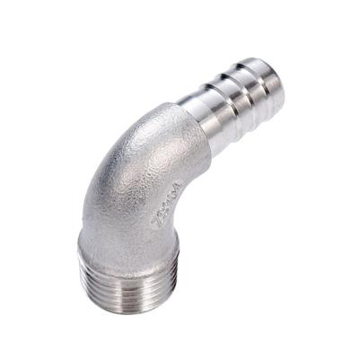 China CNG TONY Male Thread Elbow Hose Fitting Stainless Steel Barb Pipe Fitting Hydraulic Hose for sale