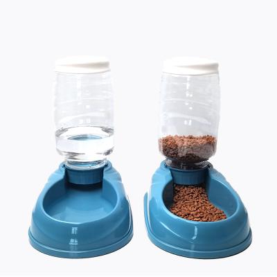 China 2021 Automatic Automatic Drinker Gravity Dispenser Healthy Pet Cat Dog Waterer Food Feeder for sale