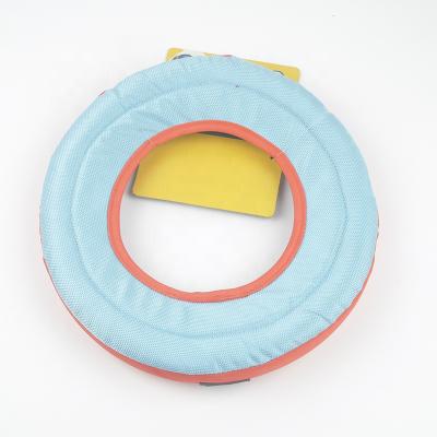 China 2020 High Quality New Design Dougez Dog Training Toy Cloth Viable Material Dog Flying Discs for sale