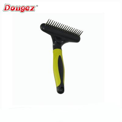 China Viable Sales Professional Pet Dematting Tool China Pet Dematting Comb DeShedding Brush With 2 Hours Responded for sale