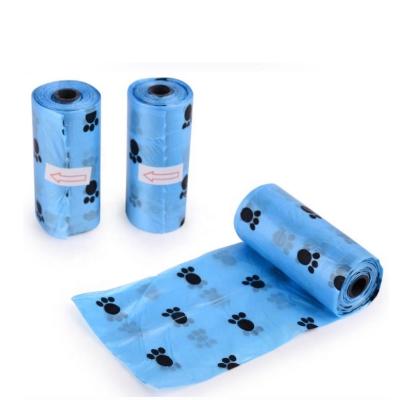 China Sustainable Hot Selling Wholesale Portable 100% Degradable Pet Waste Dog Poop Roll Biodegradable Bag for sale