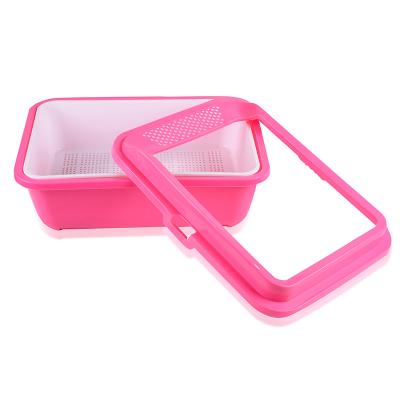 China HOT Sustainable Sale Luxury Portable Indoor Plastic Cat and Dog Toilet, Cat's Litter Tray for sale