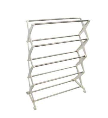 China Diy Style Environmental Plastic Shoe Shelf Folding Metal Shoe Rack Designs zu verkaufen