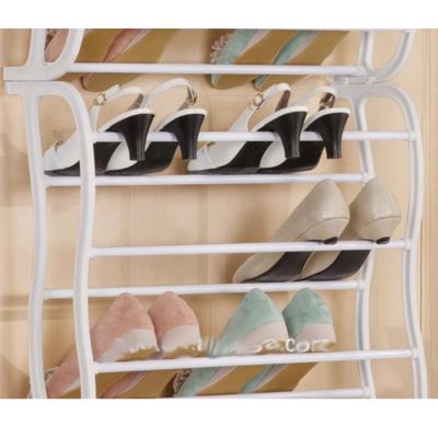 Китай White Plastic Door Hanging Shoe Holder Over The Door Shoe Rack Hanging Door продается