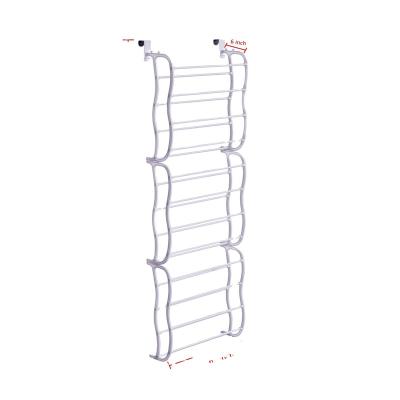 中国 6Layers Door suspension Shoe Rack, can accommodate 36 shoes (18 pairs) , 165*56 * 16 inches for bedroom closets 販売のため