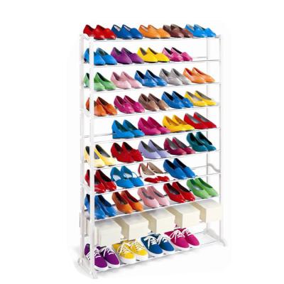 China Closet Organizer Standing Shoe Rack For Living Room 50 Pair Shoes (FH-SR00111) en venta