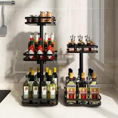 中国 Space Saver Modular Kitchen Spice Rack Stainless Steel Kitchen Shelf In 3-tier Basket 販売のため