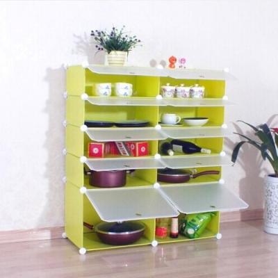 中国 10 cubes sauder storage shelving container with friendly material,PP plastic and wire(FH-AL02017-10) 販売のため