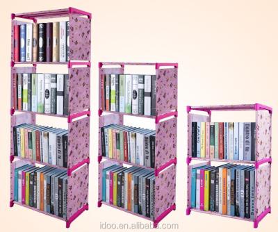 China French Style Dust Proof Bookcase IDOO Plastic Modern Design Diy Bookshelf zu verkaufen