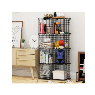 China Shelving Wire Mesh Rack Display Magazine Toy Diy 4-Tier Metal Wire Shelf Mesh zu verkaufen