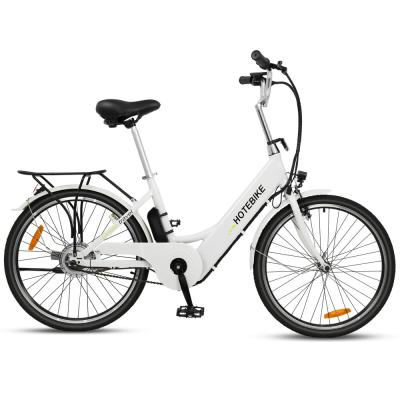 China City Leisure Style Ladies Electric Bike For Adults Women 24 Inch City Bikes 36v 250w 350w 500w for sale