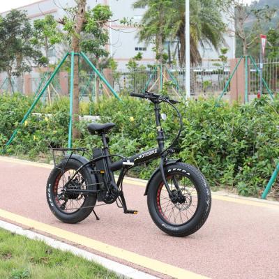 China 20 inch ebike 500w fat tire electric portable dirt bike multifunctional mini folding bike for sale