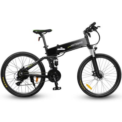 China Standard folding suspension mountain electric bike ebike full suspension 36V hidden battery for sale