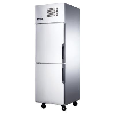 China Single-Temperature Upright Stainless Steel Chiller Double Door Freezer for sale