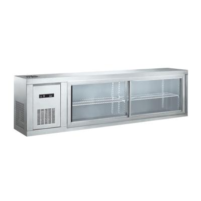 China Single-Temperature Commercial Glass Door Beverage Bar Fridge Hotel Bar Fridge for sale