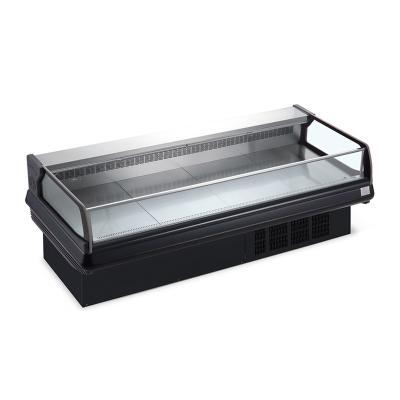 China Single-temperature Open Supermarket Meat Showcase Refrigerator And Freezer for sale