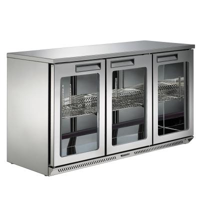 China Single-temperature MG60L3W under aft bar counter cooler with hinged door for sale