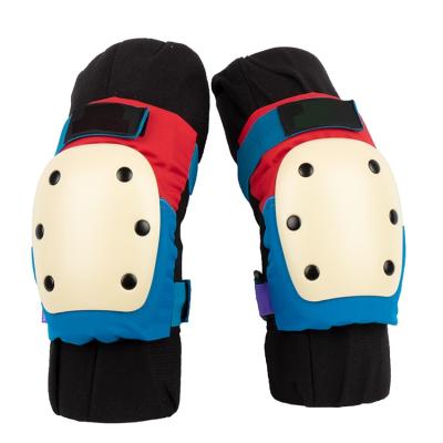 China Factory New 2022 Reddish Blue Sports Colorful skating skiing Adults Child Elbow & Knee Pads for kid à venda