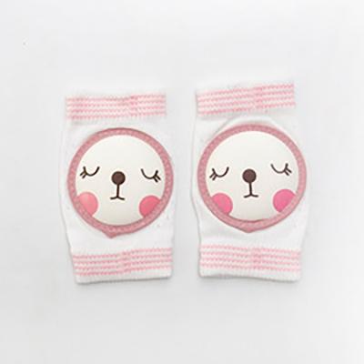 Cina Pink NEW pattern 2022 wool ring baby leg sleeve Elbow knee pads Toddler crawling knee protector baby knee protector smiley face in vendita