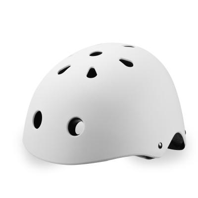 China White Outdoor ABS Skating Bicycle Safety Helmet For Kids Adult Buckle Bicycle Bike Protection EPS en venta