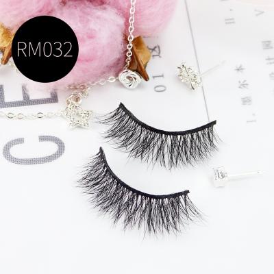 China Real Soft Mink Strip RM Series 3d Lash Patch Eyelash Mink Strip Lash Eyelashes Free Samples for sale