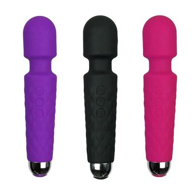 China Vibrating Rechargeable Electric Wireless Handheld Sex Toy Wand Vibrator Nipple Stimulator Massage AV Magic Wand Massager for sale